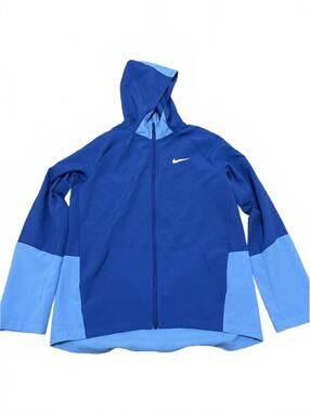 Nike Boys XL Dri-FIT Blue Zip-Up Windbreaker